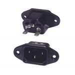 Male Panel Mount IEC Connector
